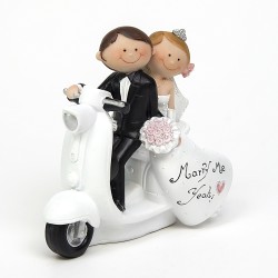 Figurine Pièce Montée Mariage Moto