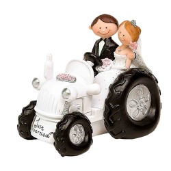 Figurine Mariage Tracteur