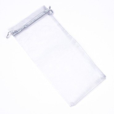 Sachet Organza Argent 25 x 11 