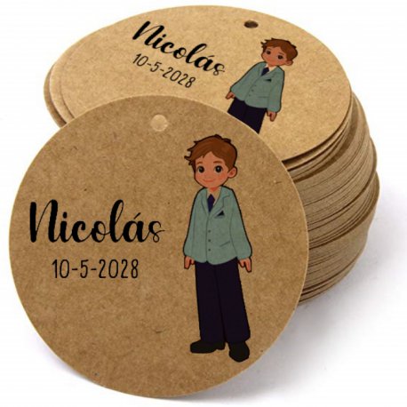 Tarjetas Kraft Personalizadas Comunion (20)