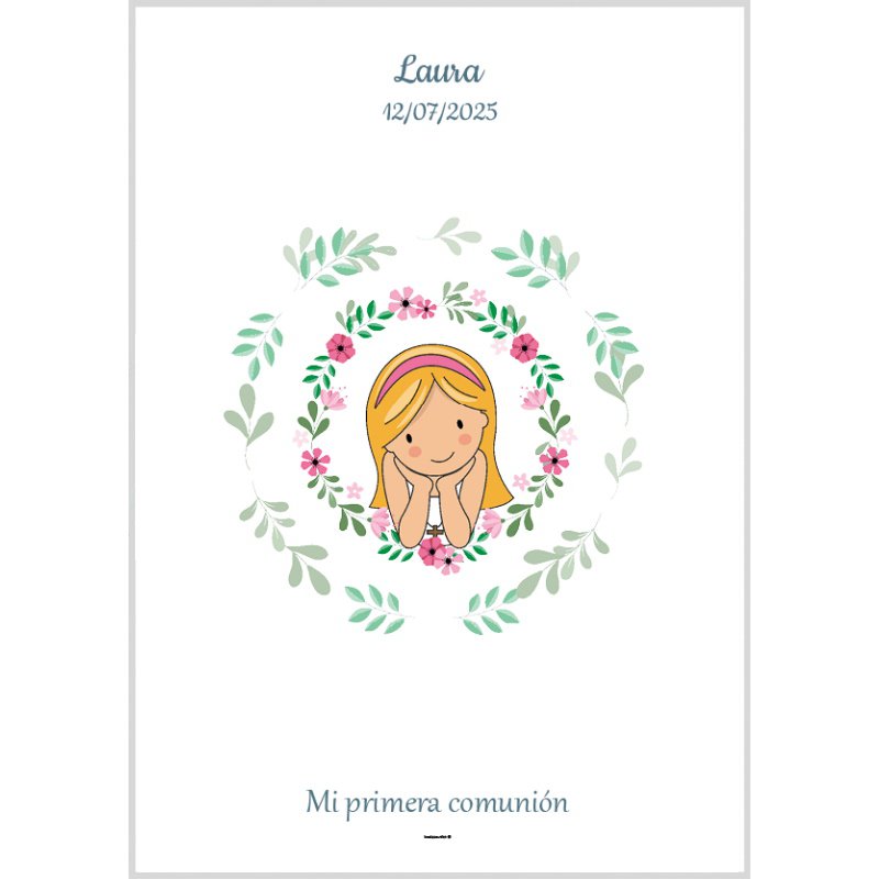 Lámina comunión Niña – estuditres