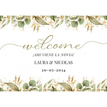 Carteles Boda Personalizados