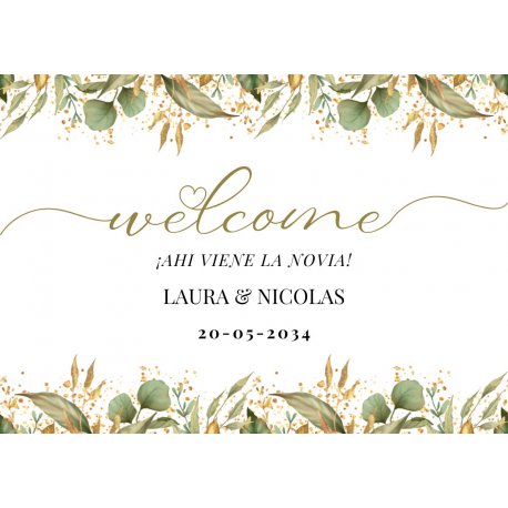 Carteles Boda Personalizados