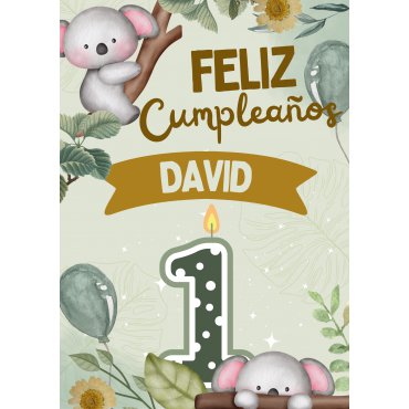 Cartel Cumpleaños Personalizado