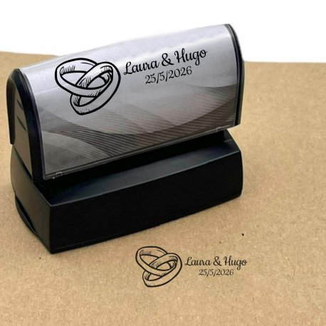 Sello Boda Alianzas (18 x 51 mm)