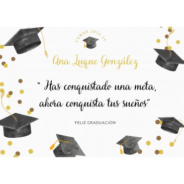 Cartel Graduación Personalizado