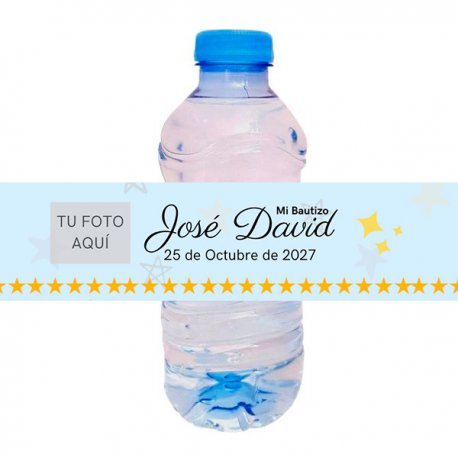 Botellas de Agua con Foto (LOTE DE 25)