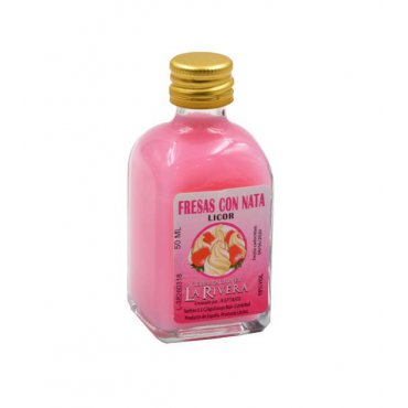 Lote de licor de fresas con nata para regalar (60 ud.)