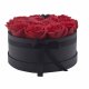 Caja de Regalo - Flor de Jabón  14 Rosas rojo - ronda