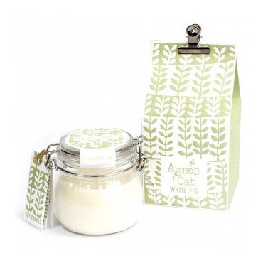 Velas en Tarro de Vidrio - White Fig